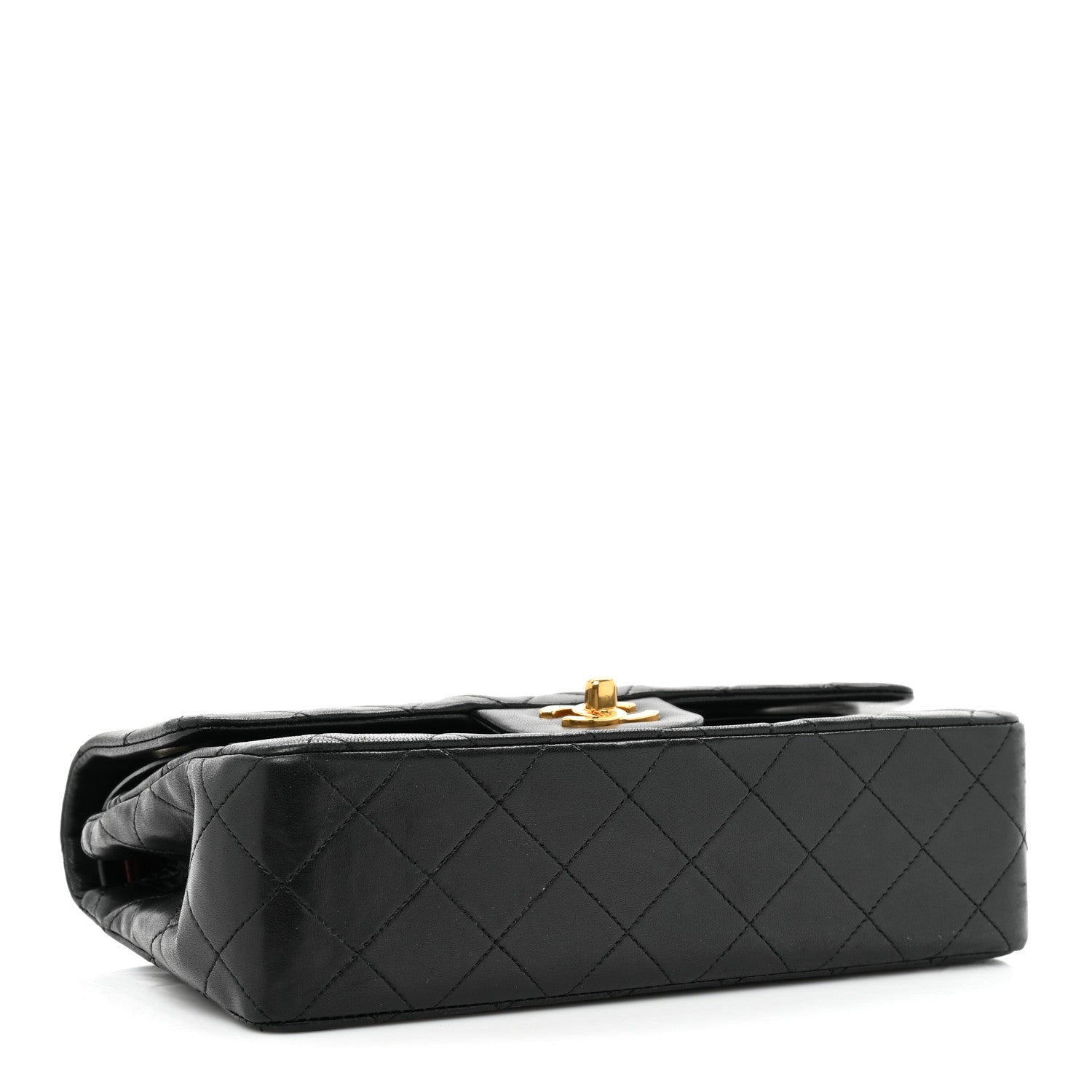 Chanel Lambskin Quilted Small Double Flap Black 4 of 18