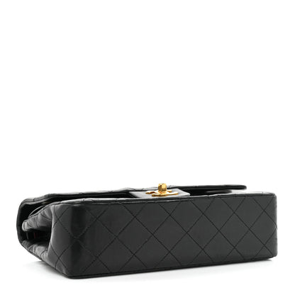 Chanel Lambskin Quilted Small Double Flap Black 4 of 18