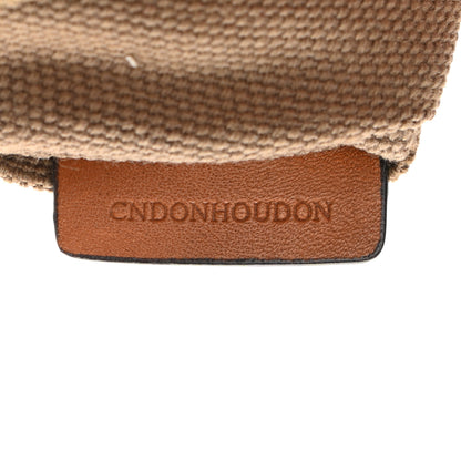Burberry Canvas Mega Check Mini Ashby Tassel Crossbody Saddle Brown 6 of 17