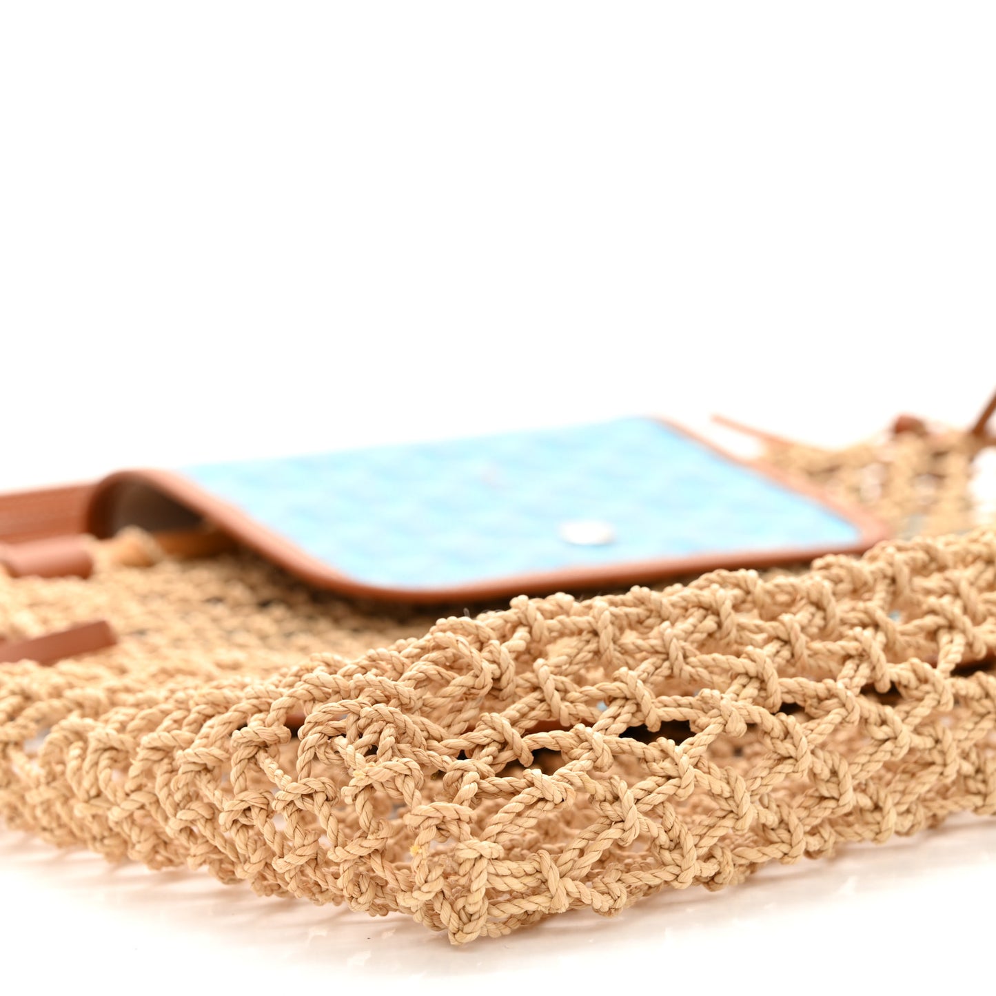 Goyardine Net Aligre Tote Blue