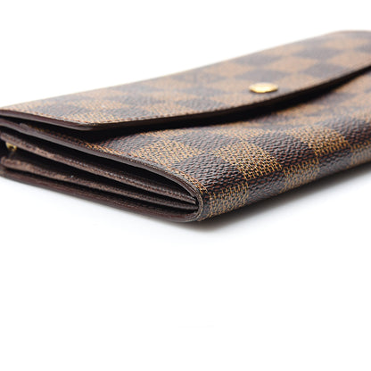 Louis Vuitton Damier Ebene Sarah Wallet 6 of 9
