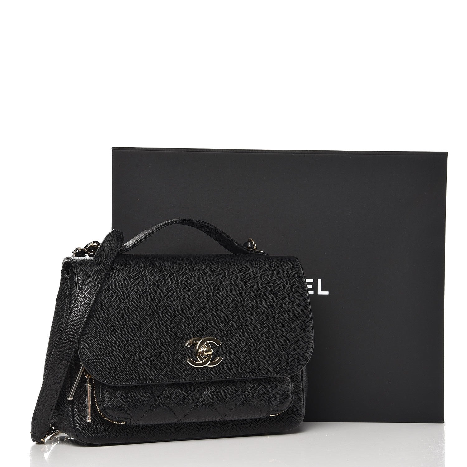 Chanel Caviar Quilted Small Business Affinity Flap Black 8 of 8