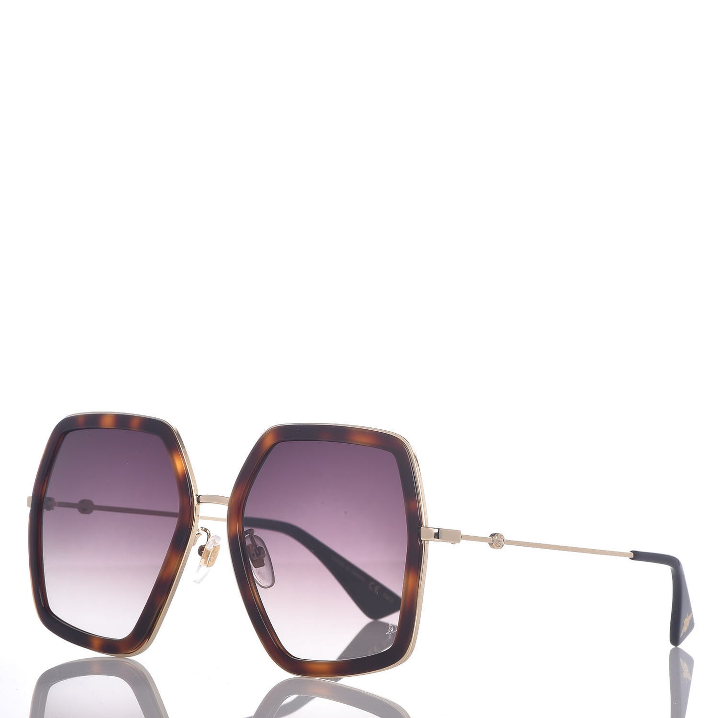 Square Frame GG0106S Sunglasses Tortoise