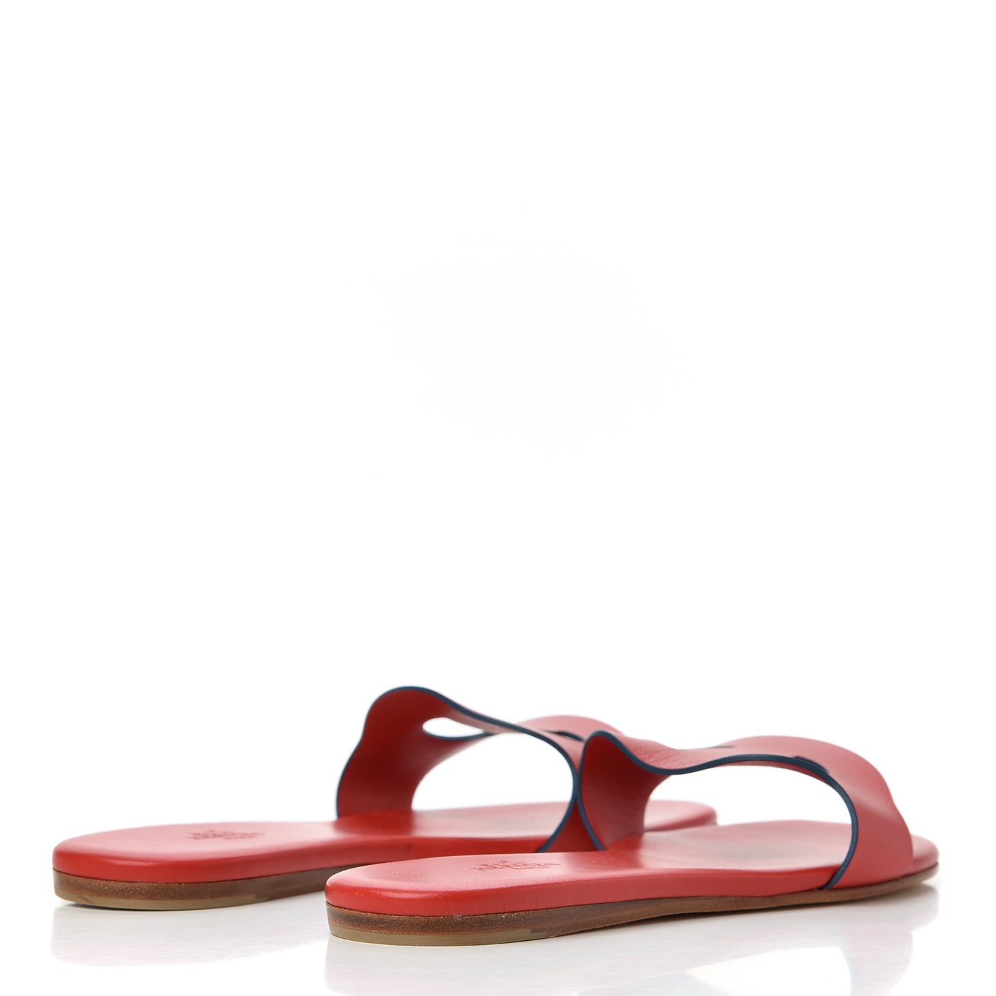Calfskin Lisboa Sandals 36 Jasper Rouge