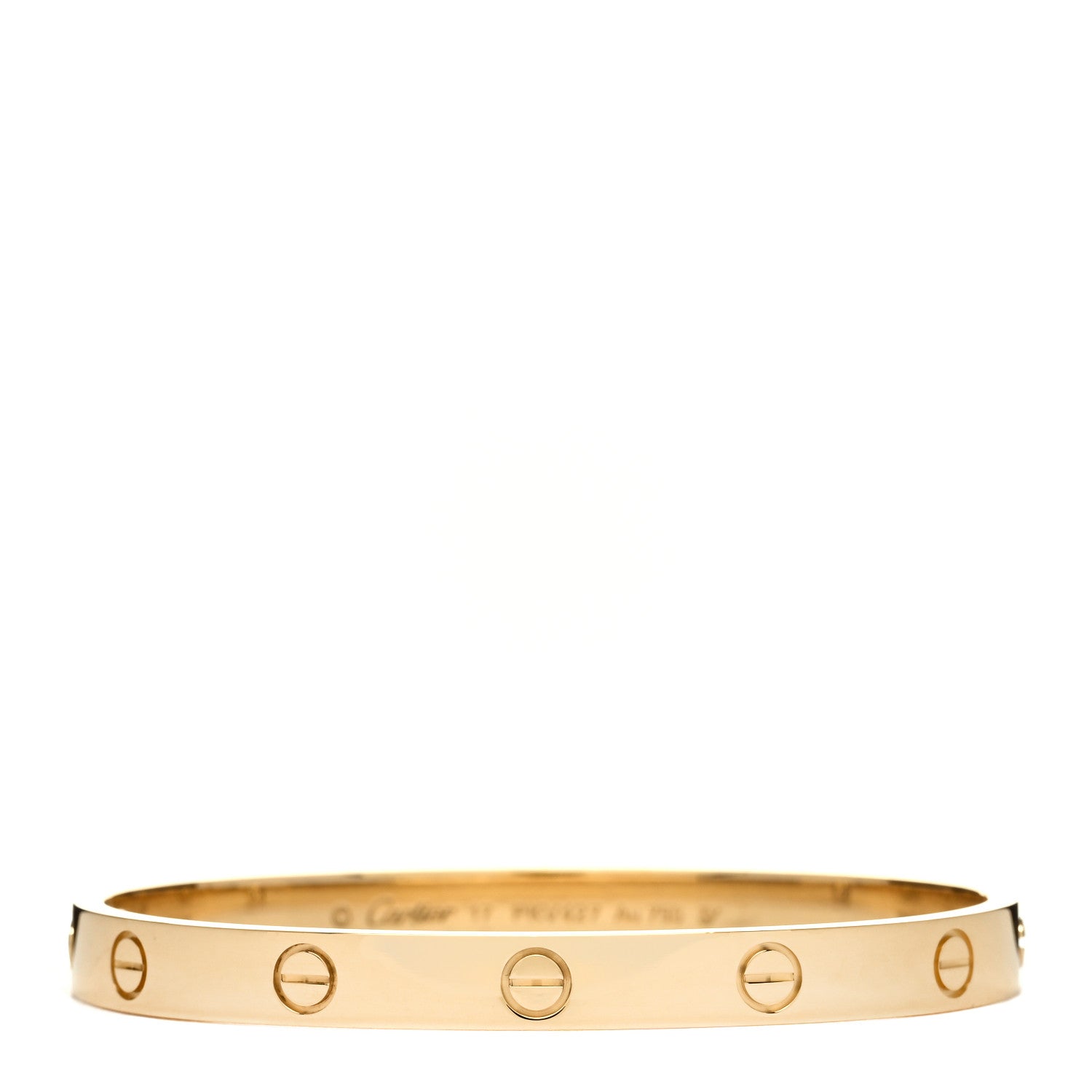 Cartier 18K Yellow Gold LOVE Bracelet 17 1 of 5