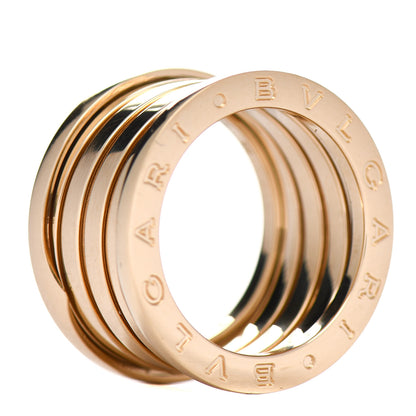 Bulgari 18K Yellow Gold B.Zero1 Four-Band Ring 55 7.25 4 of 6