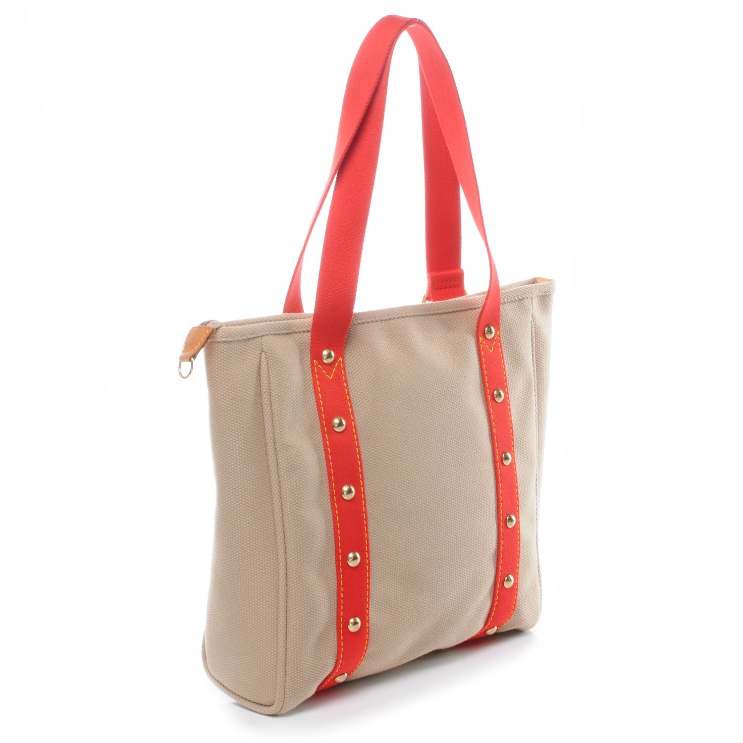 Louis Vuitton Toile Antigua Cabas MM Beige 3 of 7