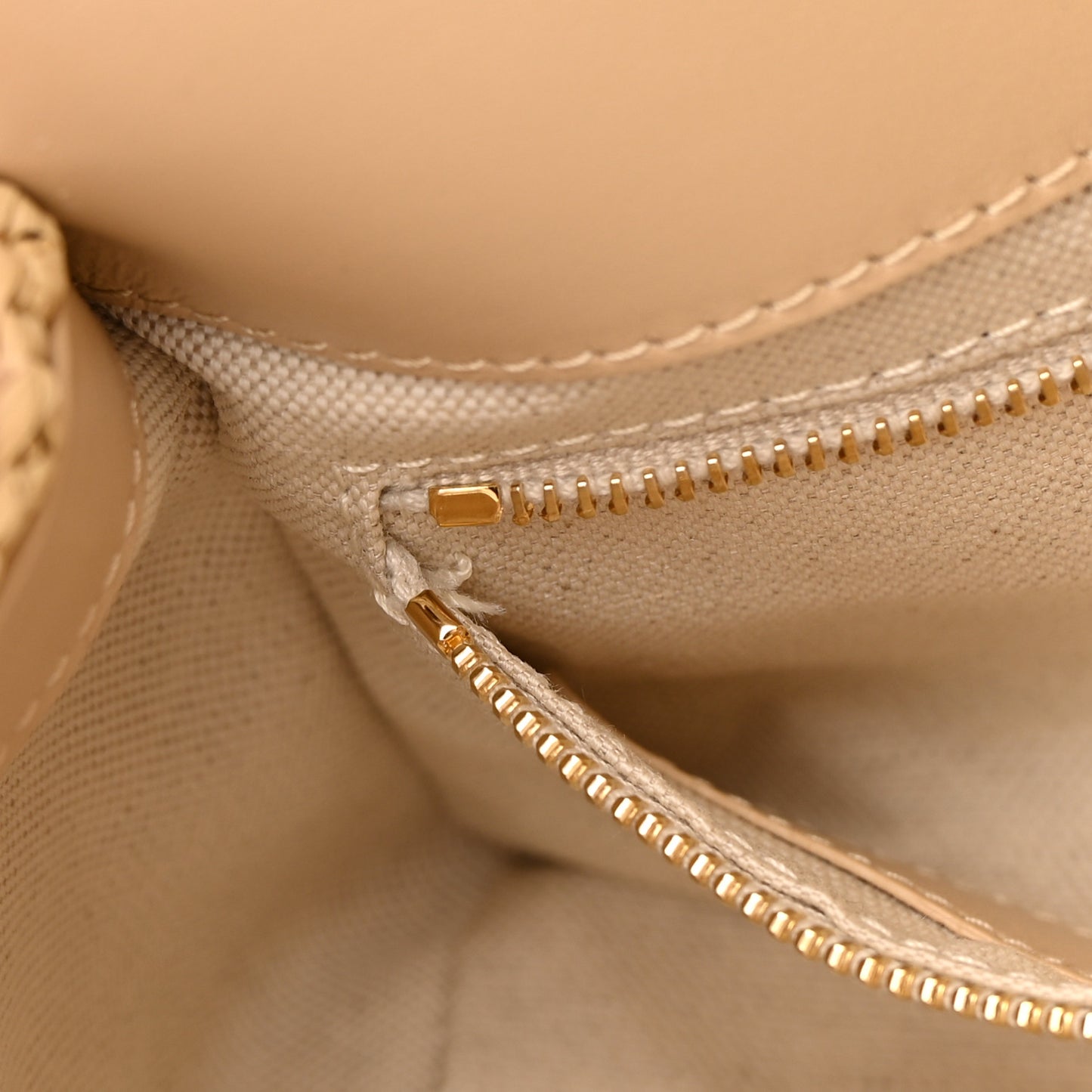 Raffia Monogram Medium Jamie Natural Avorio