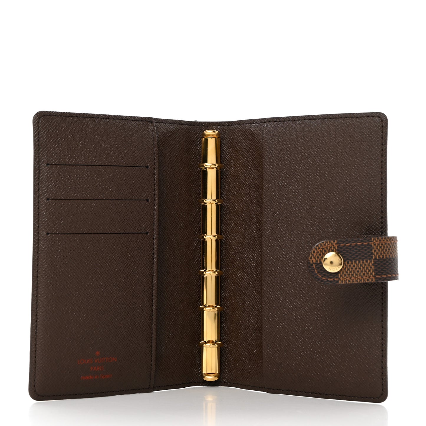 Damier Ebene Small Ring Agenda Cover