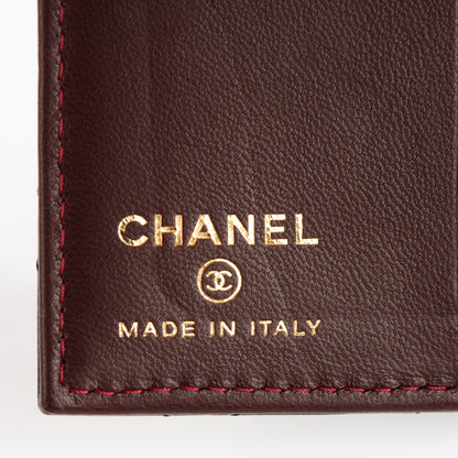 Chanel Lambskin Quilted Card Holder Wallet Black 5 of 7