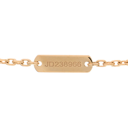 Van Cleef & Arpels 18K Yellow Gold Guilloche Vintage Alhambra Pendant Necklace 4 of 6