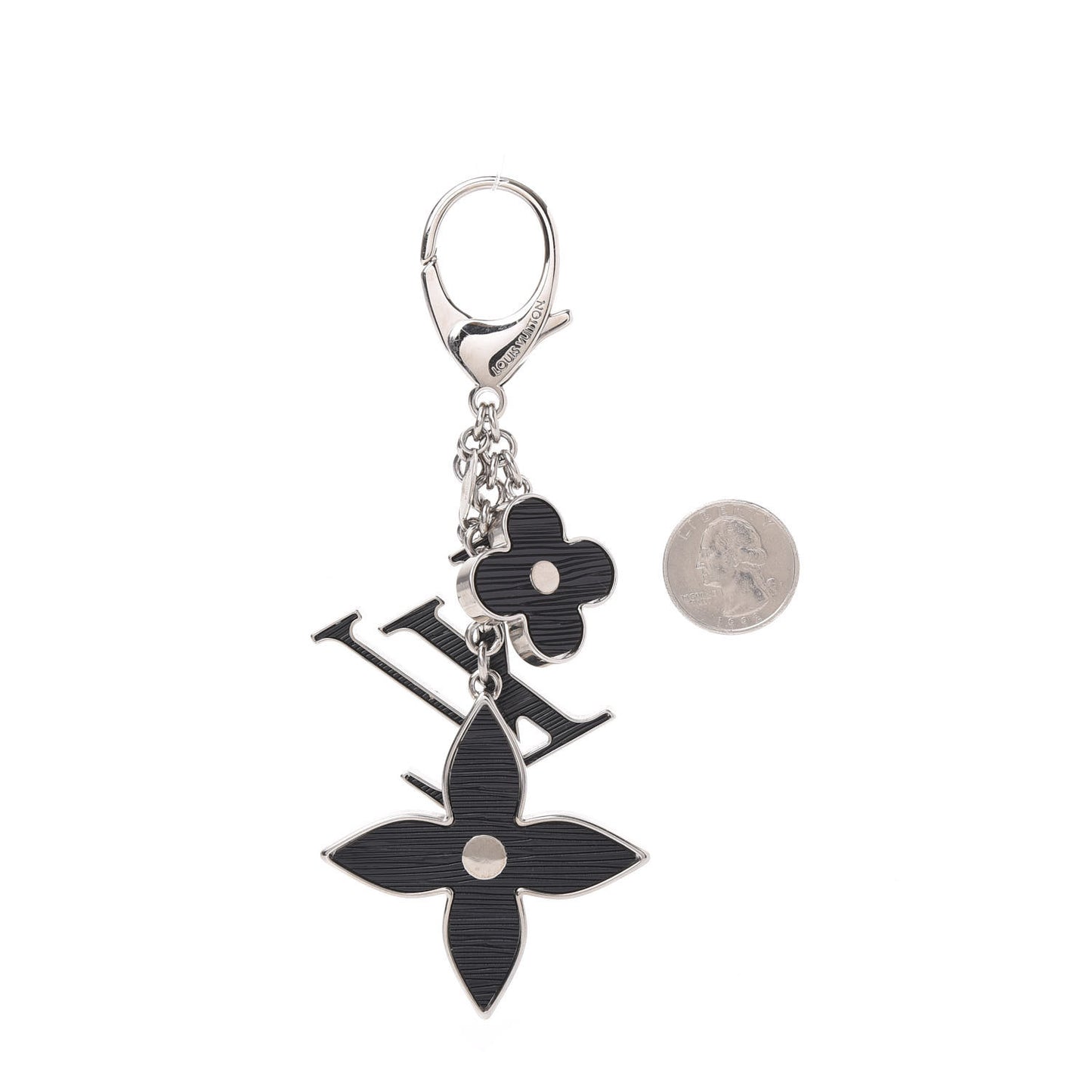 Electric Epi Fleur d'Epi Bag Charm Black