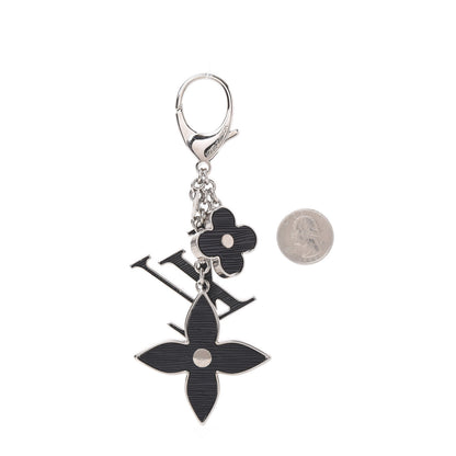 Louis Vuitton Electric Epi Fleur d'Epi Bag Charm Black 2 of 4