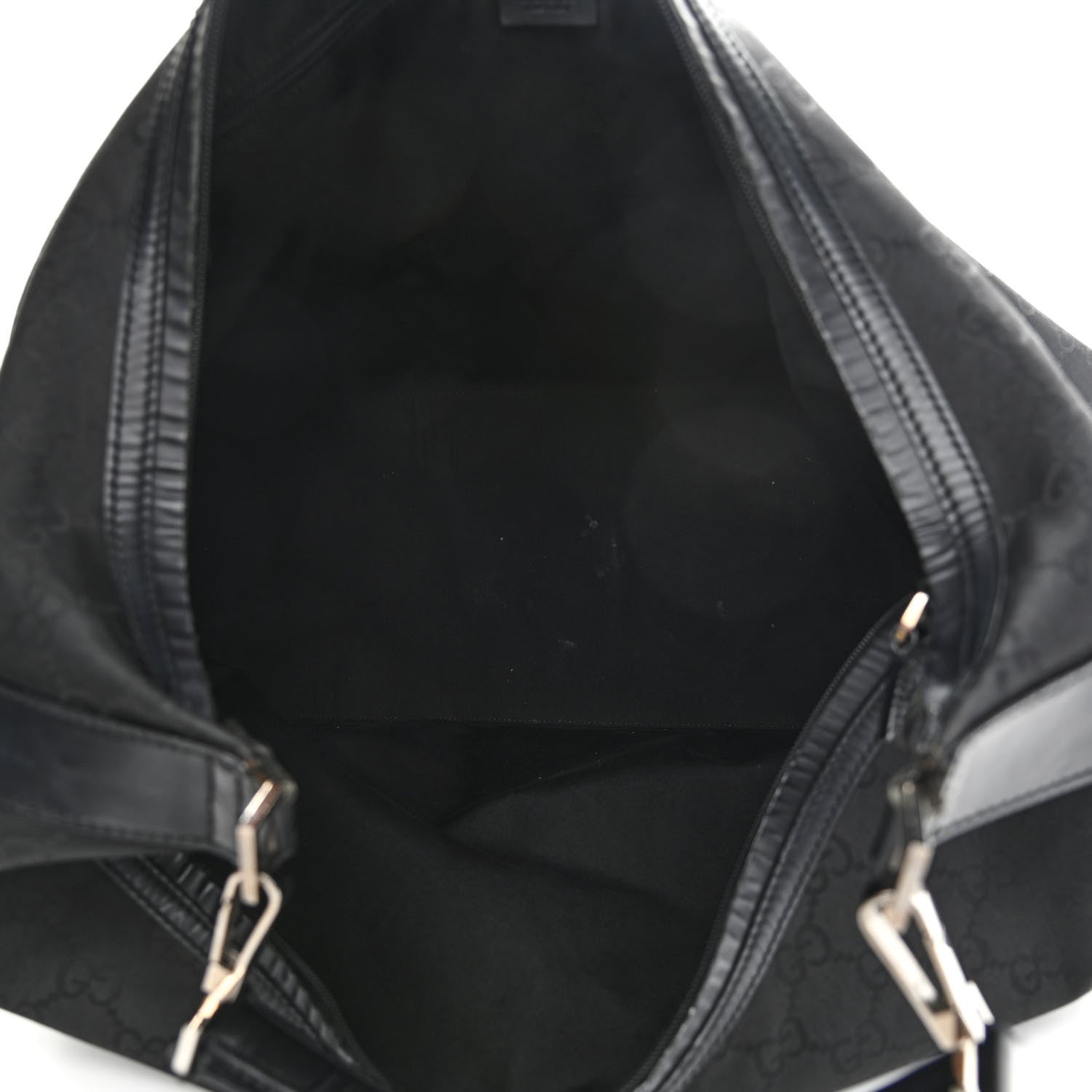 Gucci Nylon Monogram Extra Large Hobo Black 4 of 18