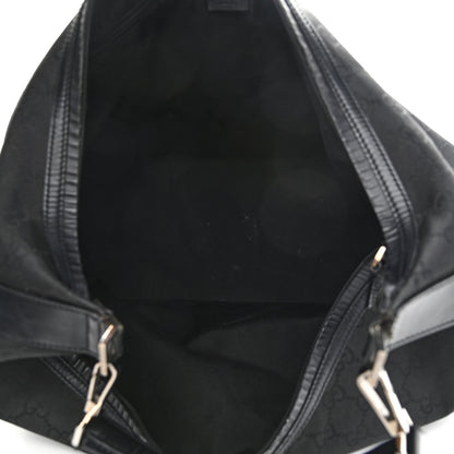 Gucci Nylon Monogram Extra Large Hobo Black 4 of 18