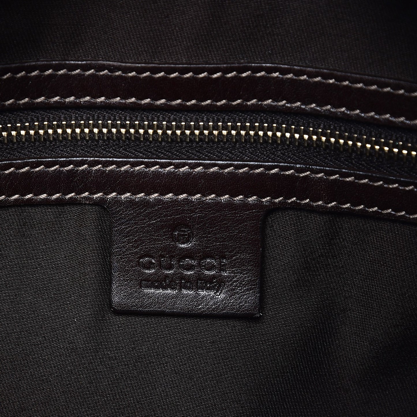 Monogram Web Jackie O Bouvier Hobo Dark Brown