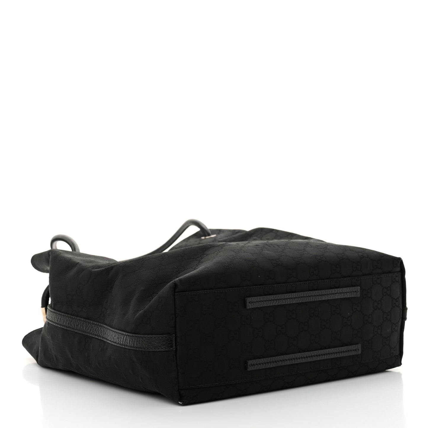 Canvas Monogram Gifford Shopping Tote Black