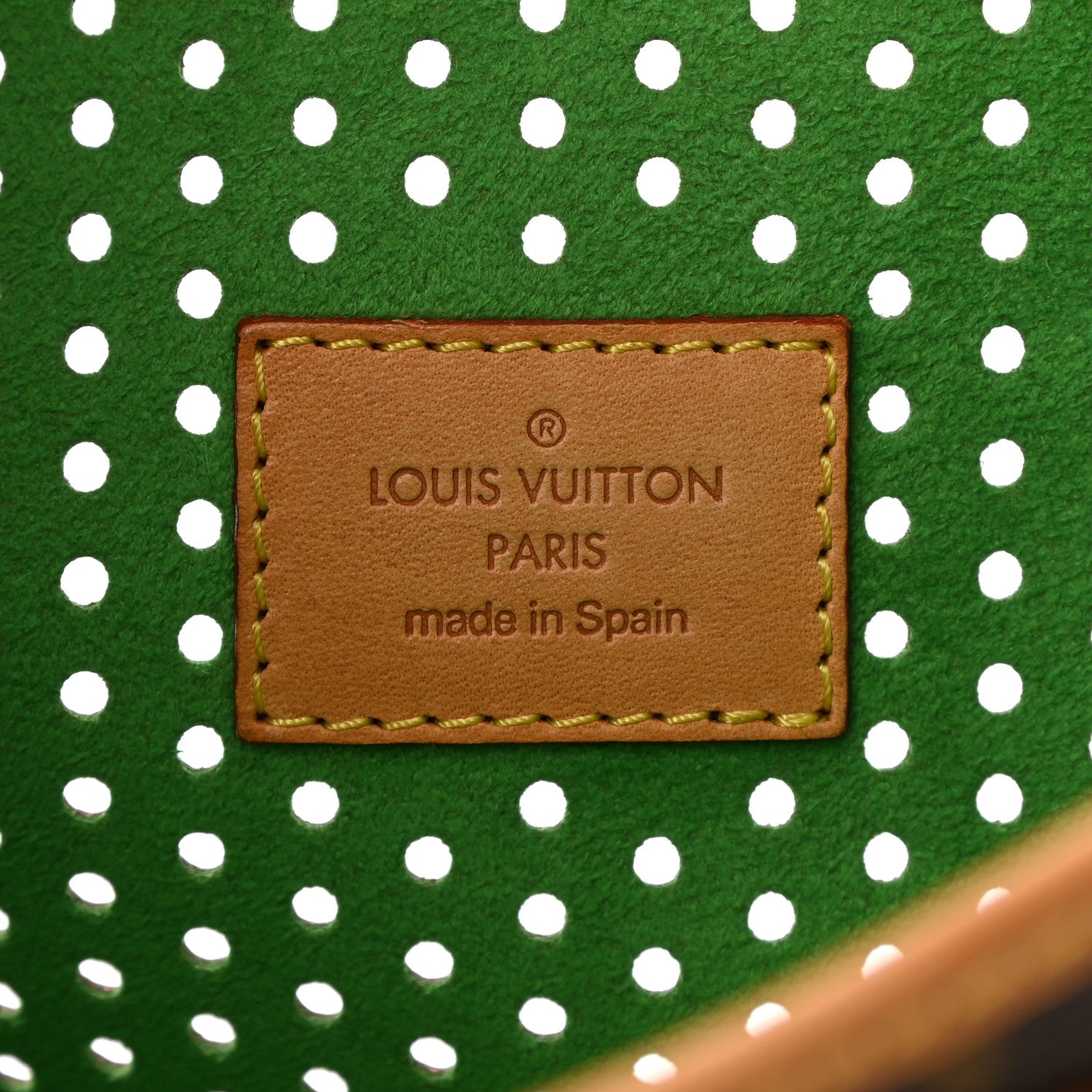 Louis Vuitton Monogram Perforated Musette Green 5 of 9