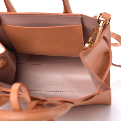 Mansur Gavriel Calfskin Mini Mini Sun Bag Cammello Rosa 5 of 8