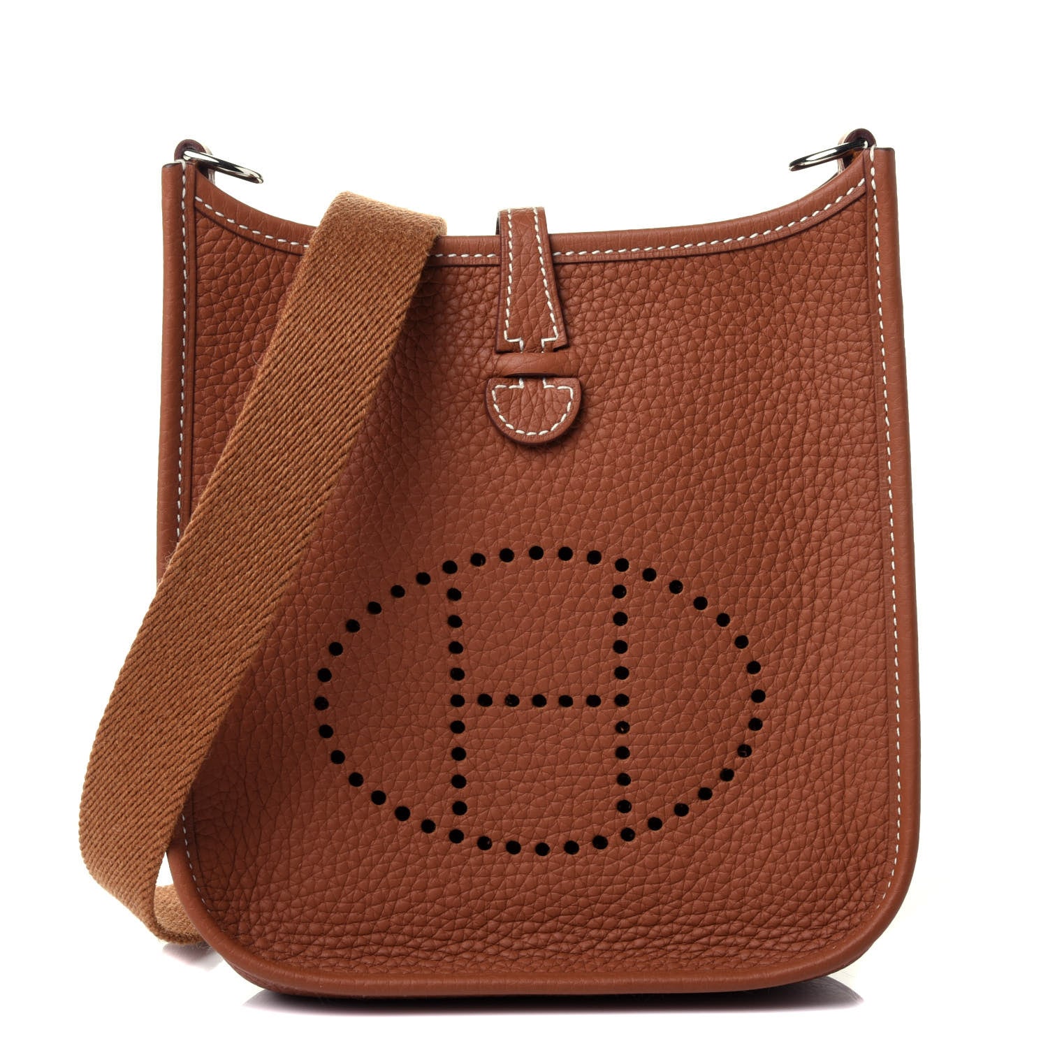 Hermes Taurillon Clemence Evelyne TPM Gold 1 of 4