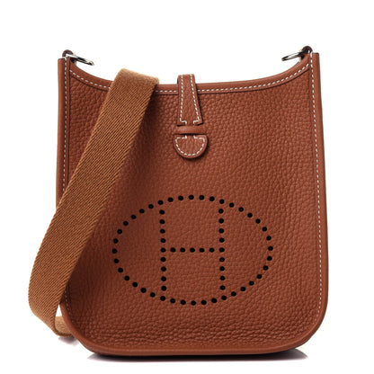 Hermes Taurillon Clemence Evelyne TPM Gold 1 of 4