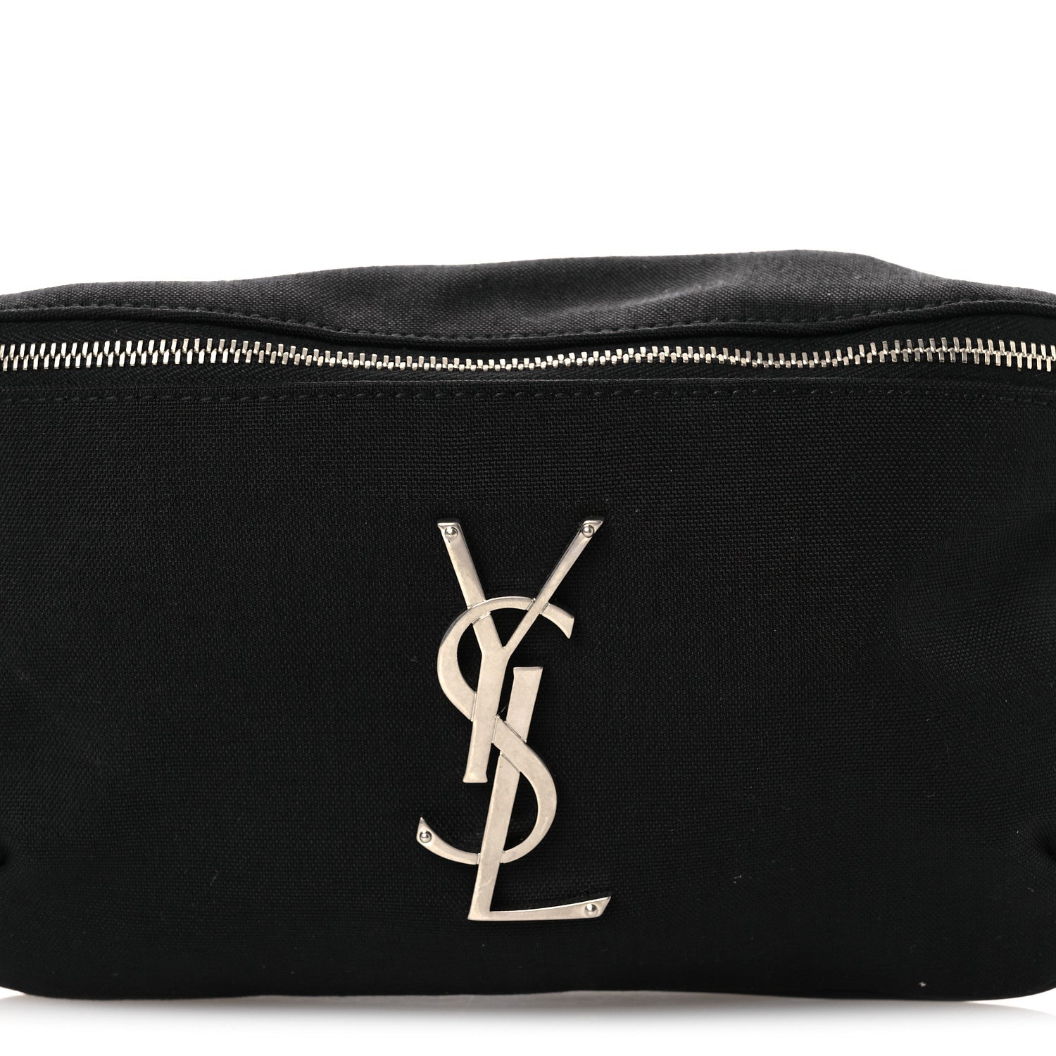 Saint Laurent Canvas Monogram Belt Bag Black 7 of 10