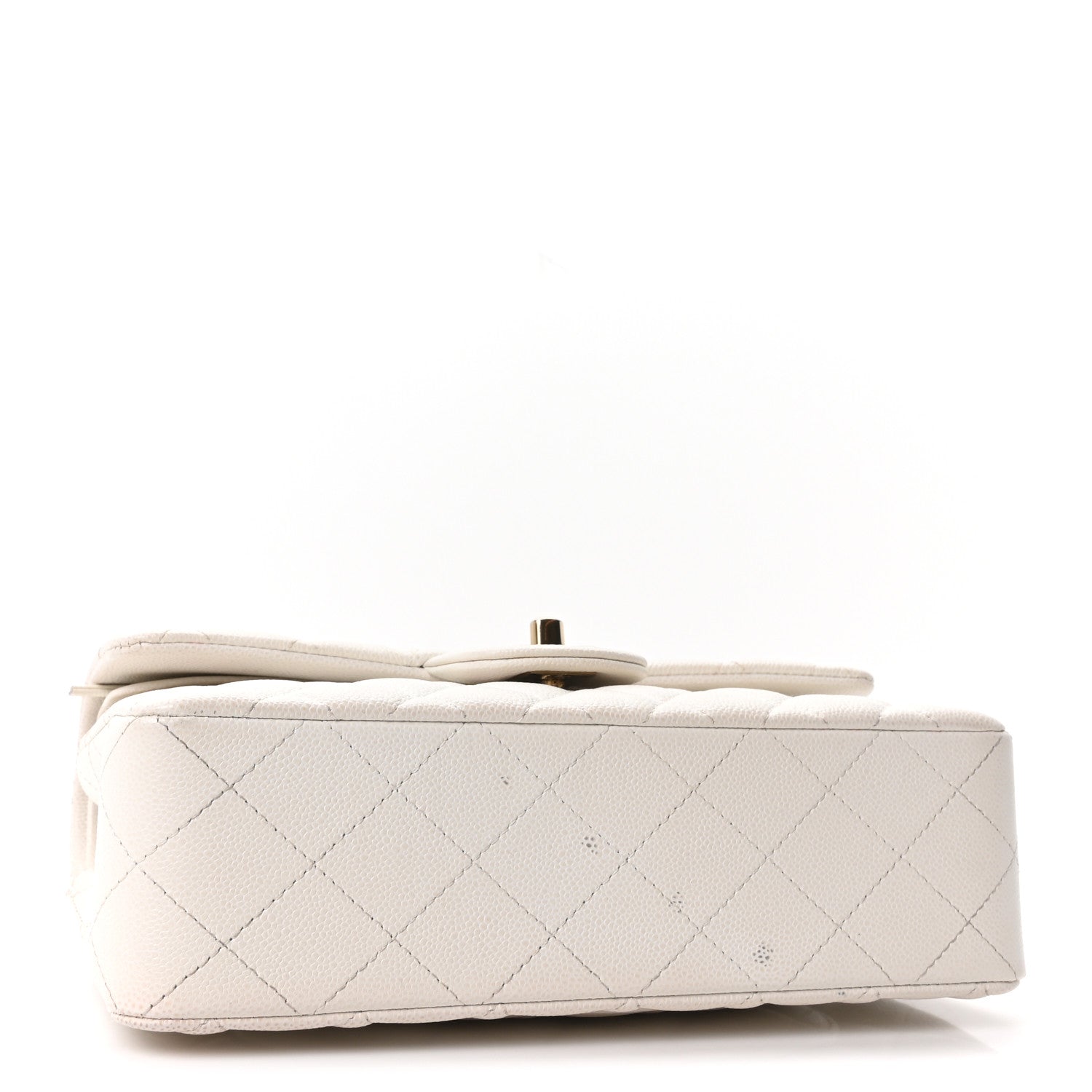 Chanel Caviar Quilted Small Double Flap White 4 of 11