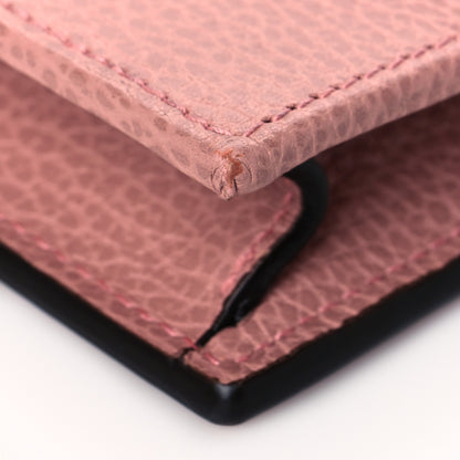 Gucci Dollar Calfskin Interlocking G Chain Wallet Soft Pink 9 of 10