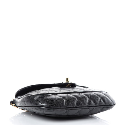 Chanel Caviar Quilted Flap Shoulder Bag Black 4 of 14