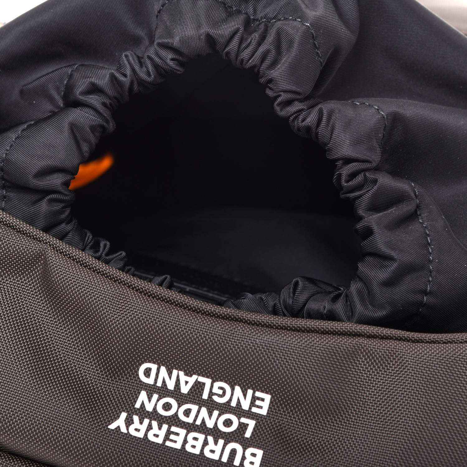 Burberry Nylon Medium Leo Sling Bag Black Yellow Grey 5 of 13