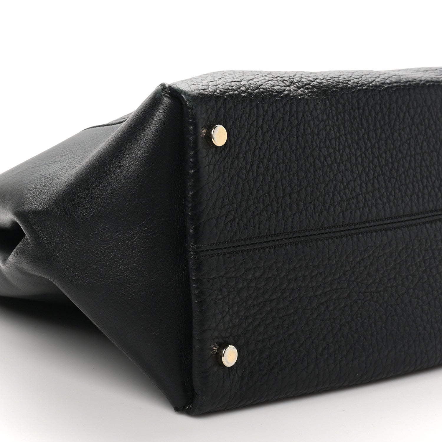 Jimmy Choo Grained Calfskin Large Alfie Tote Black 9 of 10