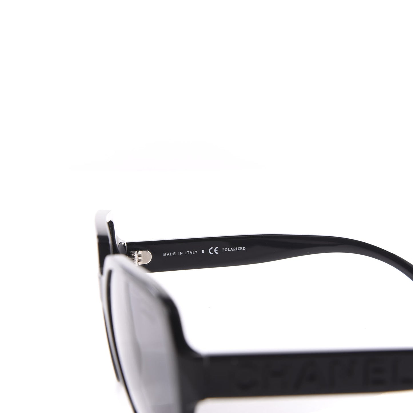Acetate Polarized Square Sunglasses 5408 Black