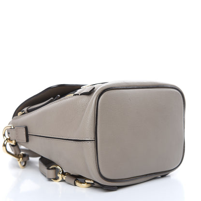 Chloe Suede Calfskin Mini Faye Backpack Motty Grey 4 of 14
