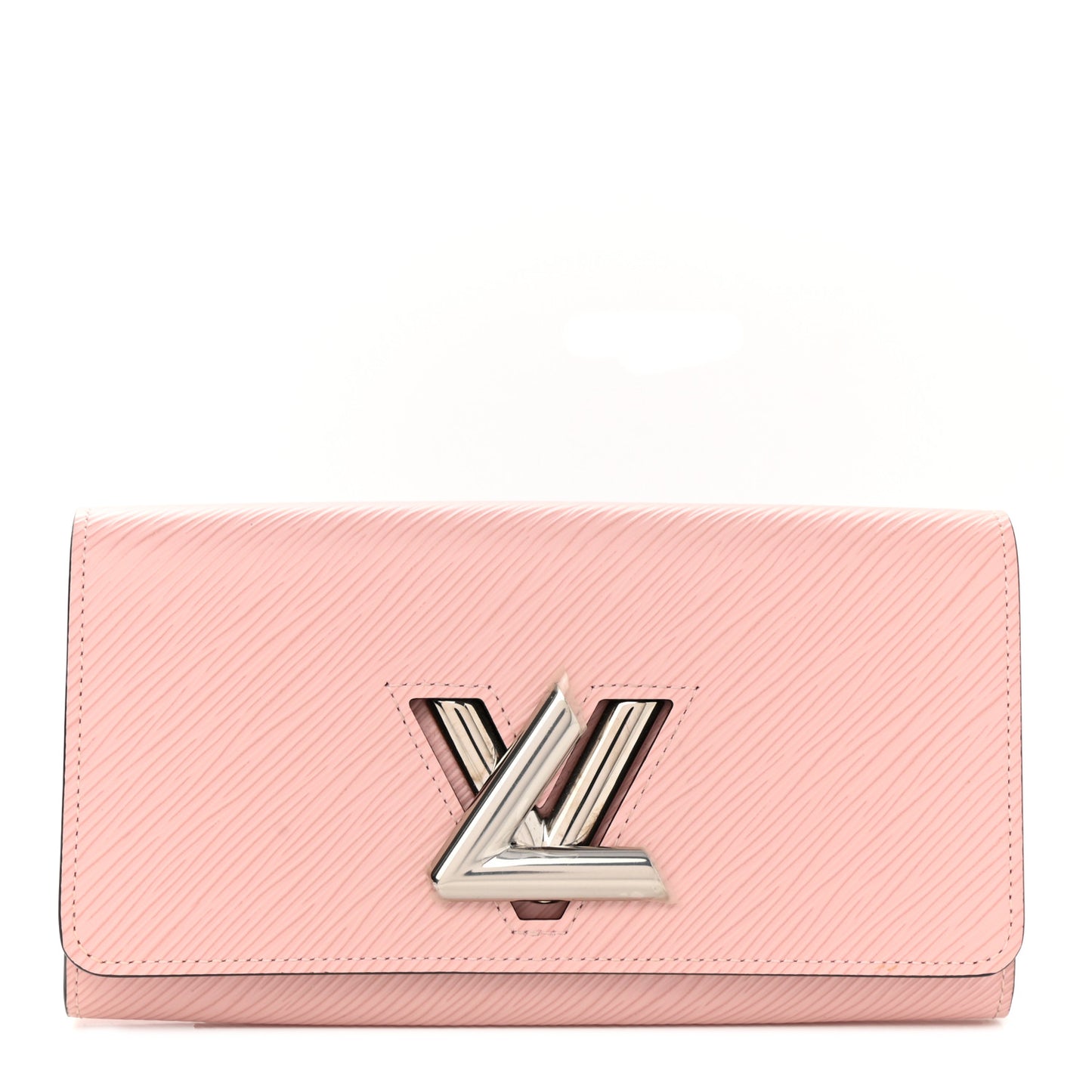 Epi Twist Wallet Rose Ballerine