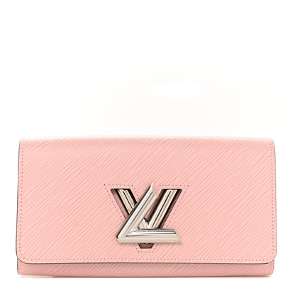 Louis Vuitton Epi Twist Wallet Rose Ballerine 1 of 8
