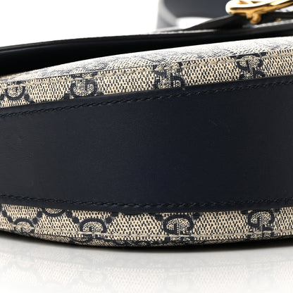 Gucci GG Supreme Monogram Small Messenger Shoulder Bag Beige Blue Navy 9 of 16