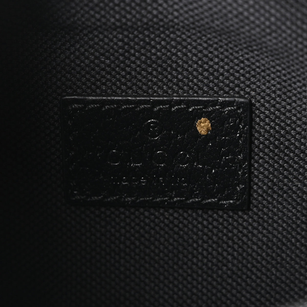 Gucci Monogram Jumbo GG Textured Dollar Calfskin Web Mini Crossbody Bag Black 6 of 10