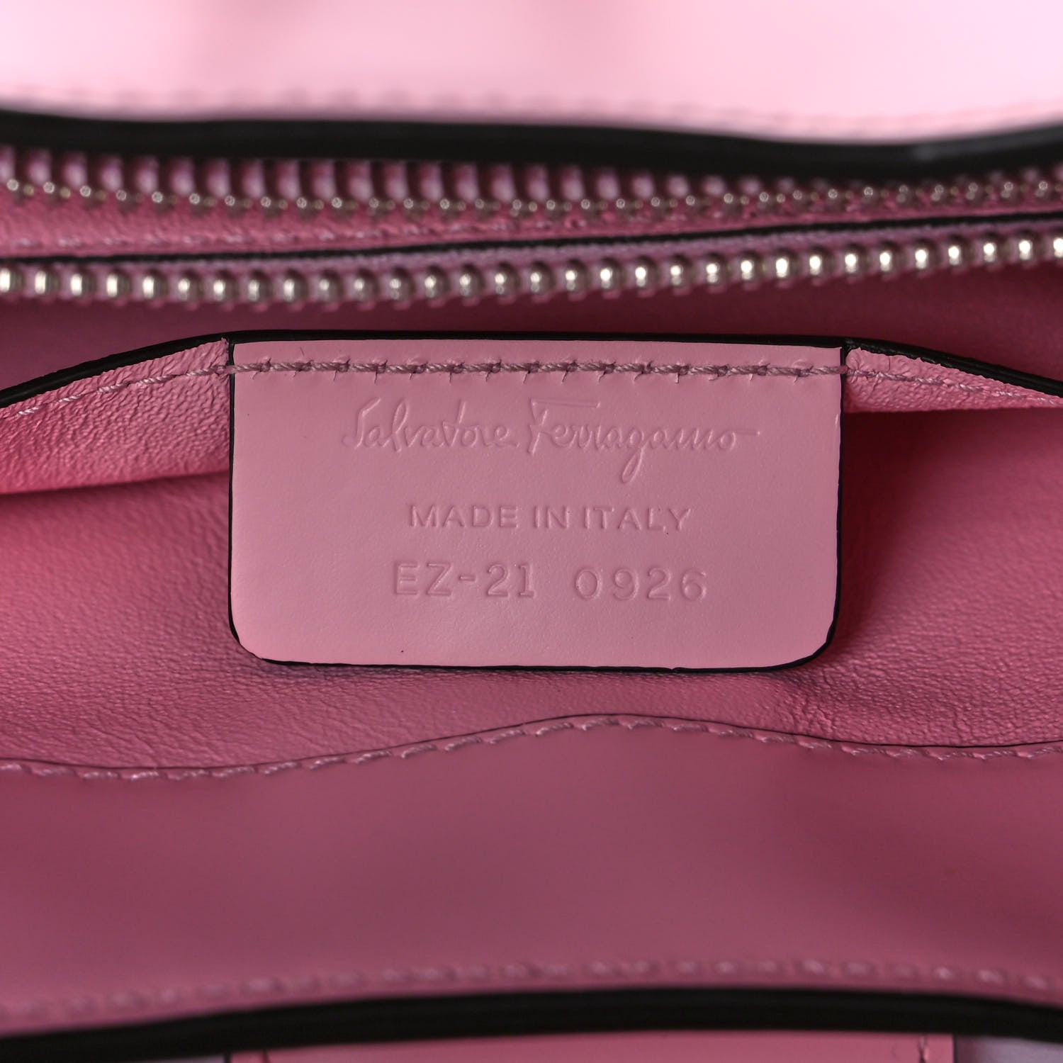 Salvatore Ferragamo Calfskin Trifolio Shoulder Bag Cheerleader Pink 7 of 13