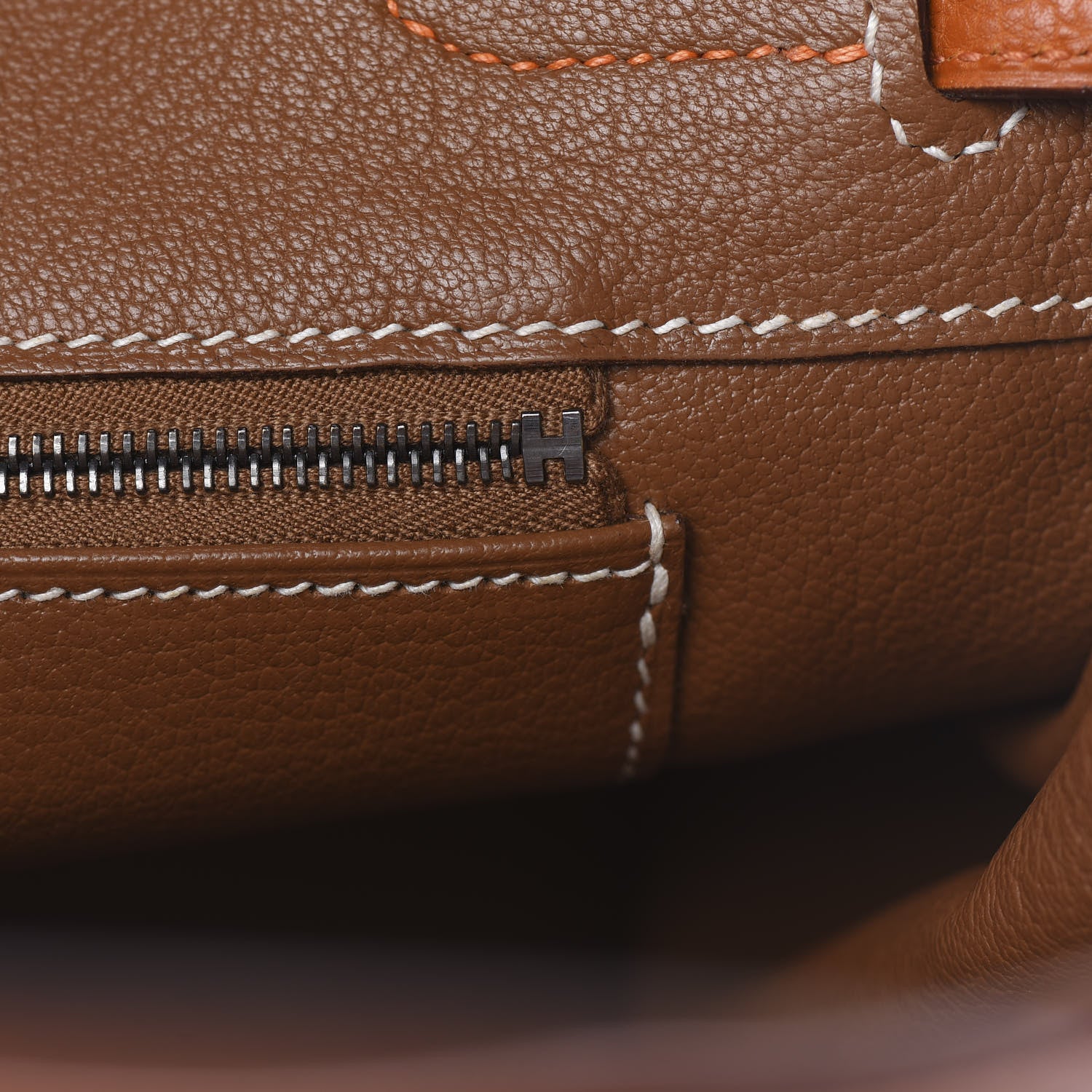 Hermes Togo Verso Birkin 30 Potiron Fauve 14 of 29
