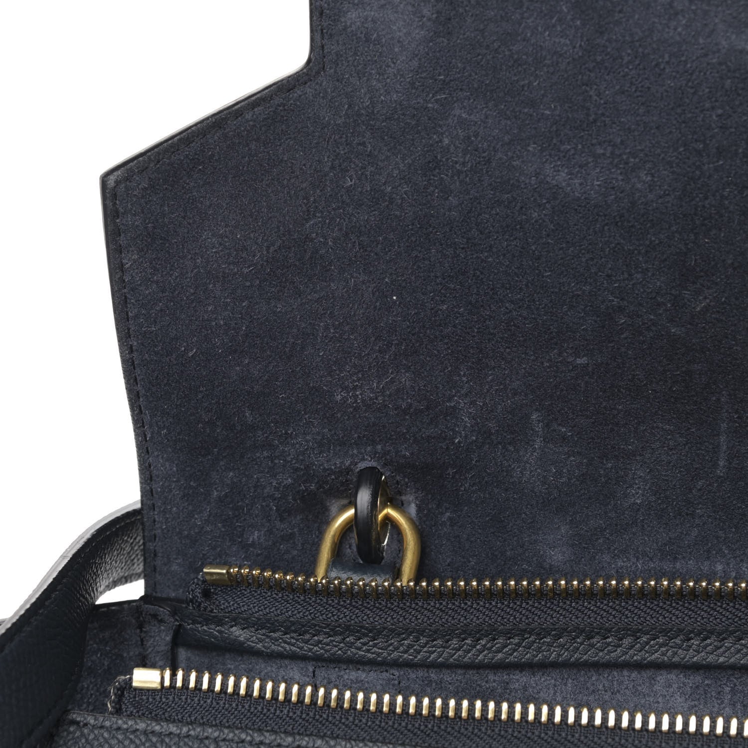 Celine Grained Calfskin Mini Belt Bag Grey 17 of 17