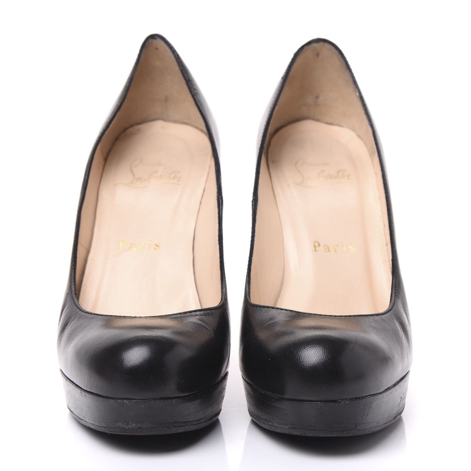 Christian Louboutin Kid Bruges 120 Pumps 35.5 Black 2 of 10