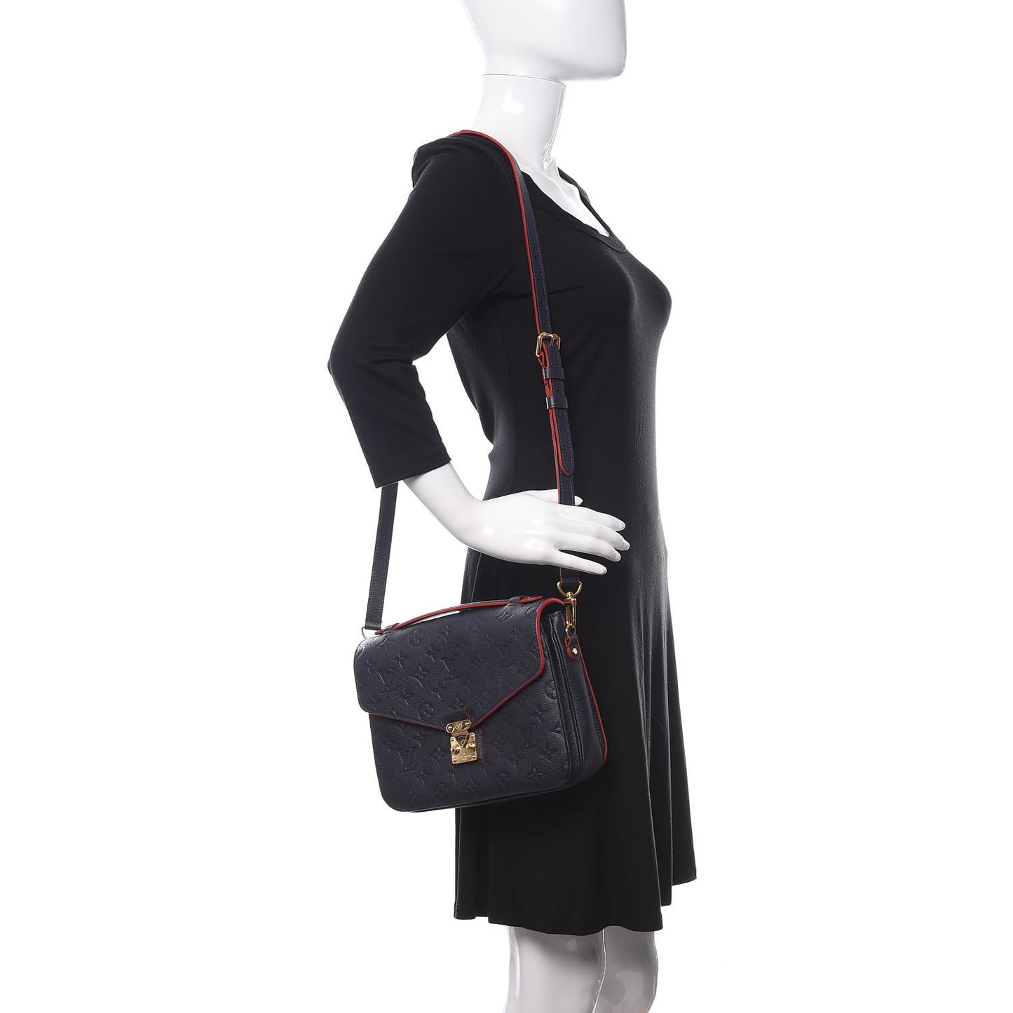 Empreinte Pochette Metis Marine Rouge