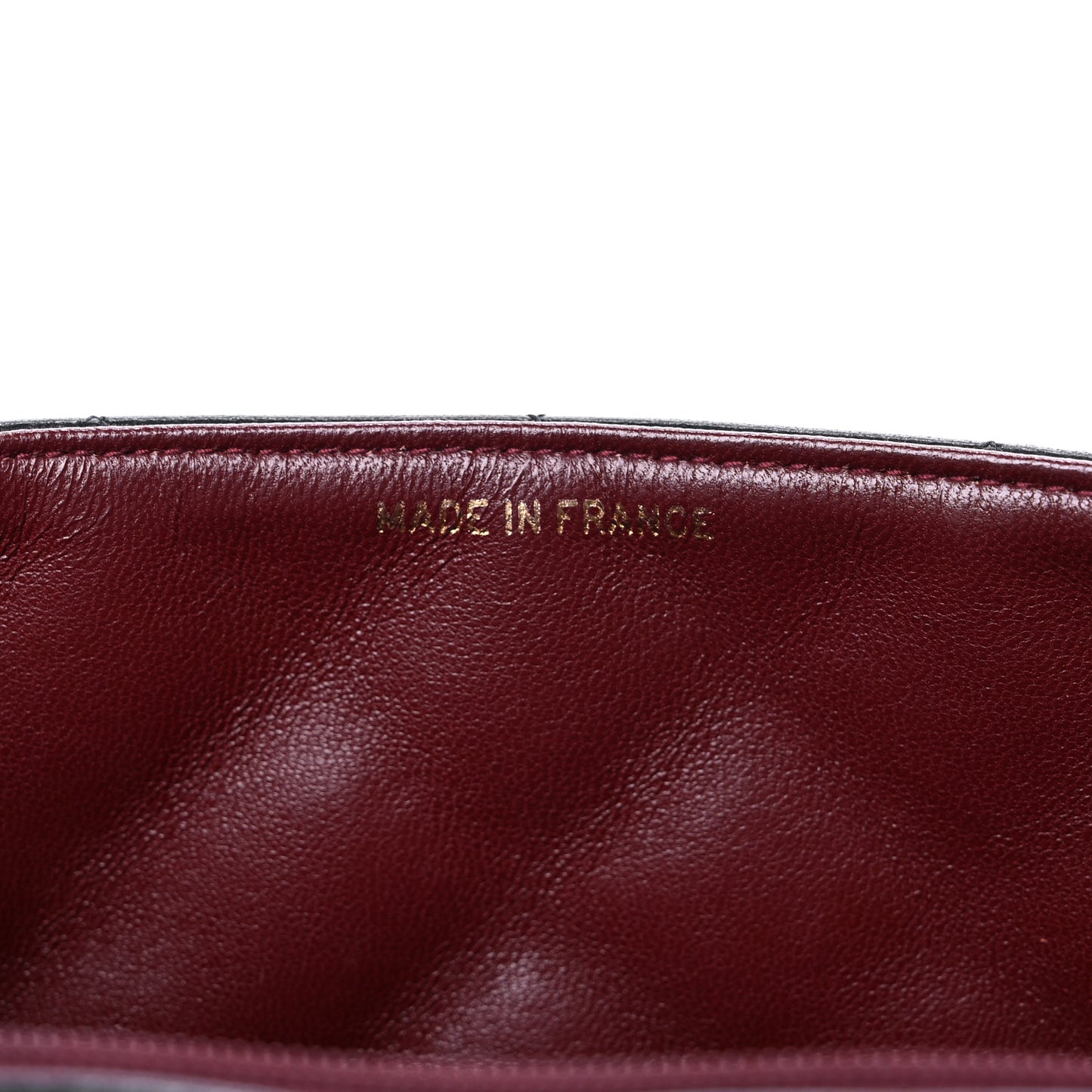 Lambskin Quilted Small Single Flap Black