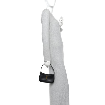 Saint Laurent Smooth Calfskin Le 5 A 7 Mini Hobo Black 2 of 13