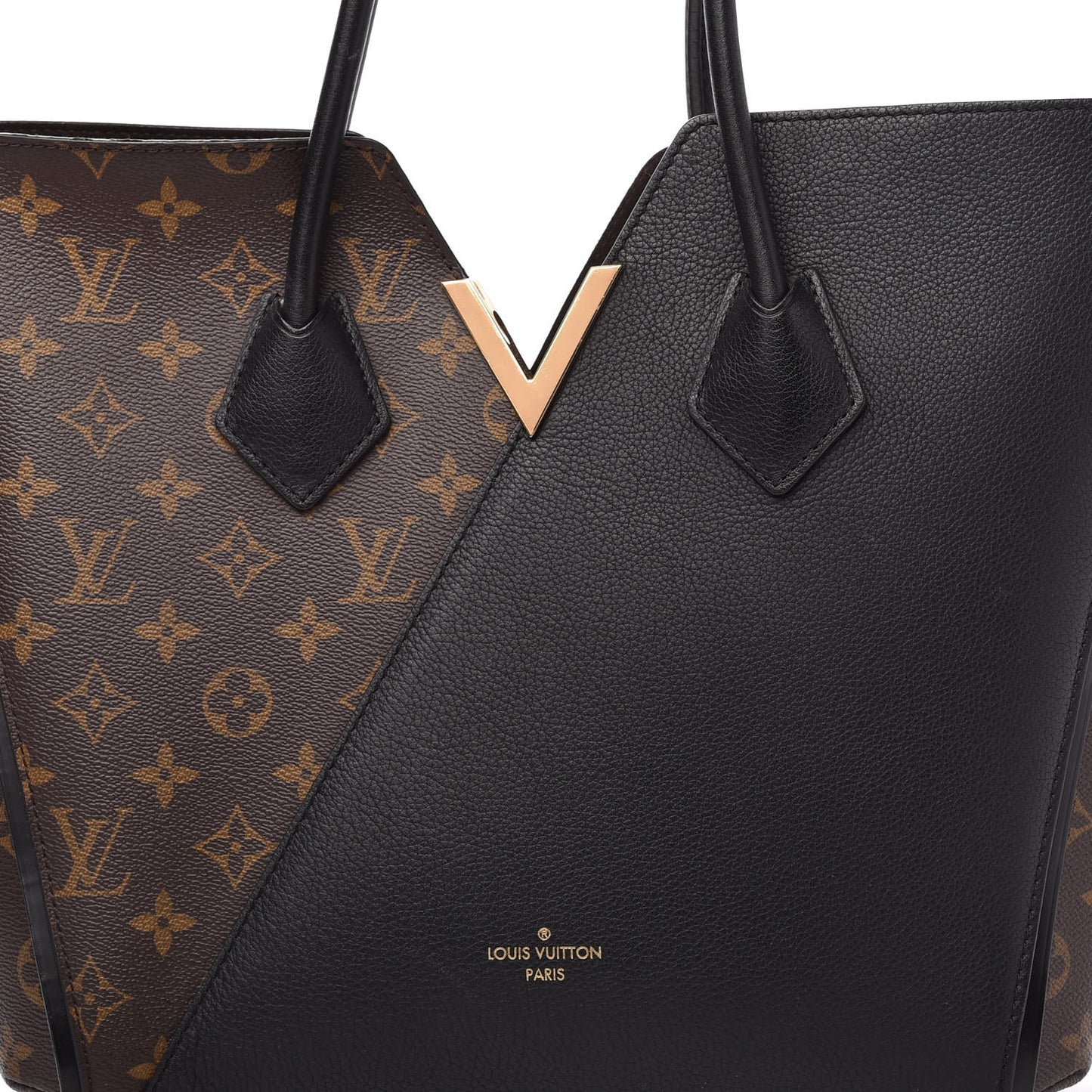 Calfskin Monogram Kimono Tote Black