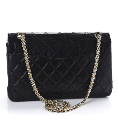 Chanel Aged Calfskin Quilted 50th Anniversary 2.55 Reissue 226 Flap Black 3 of 11