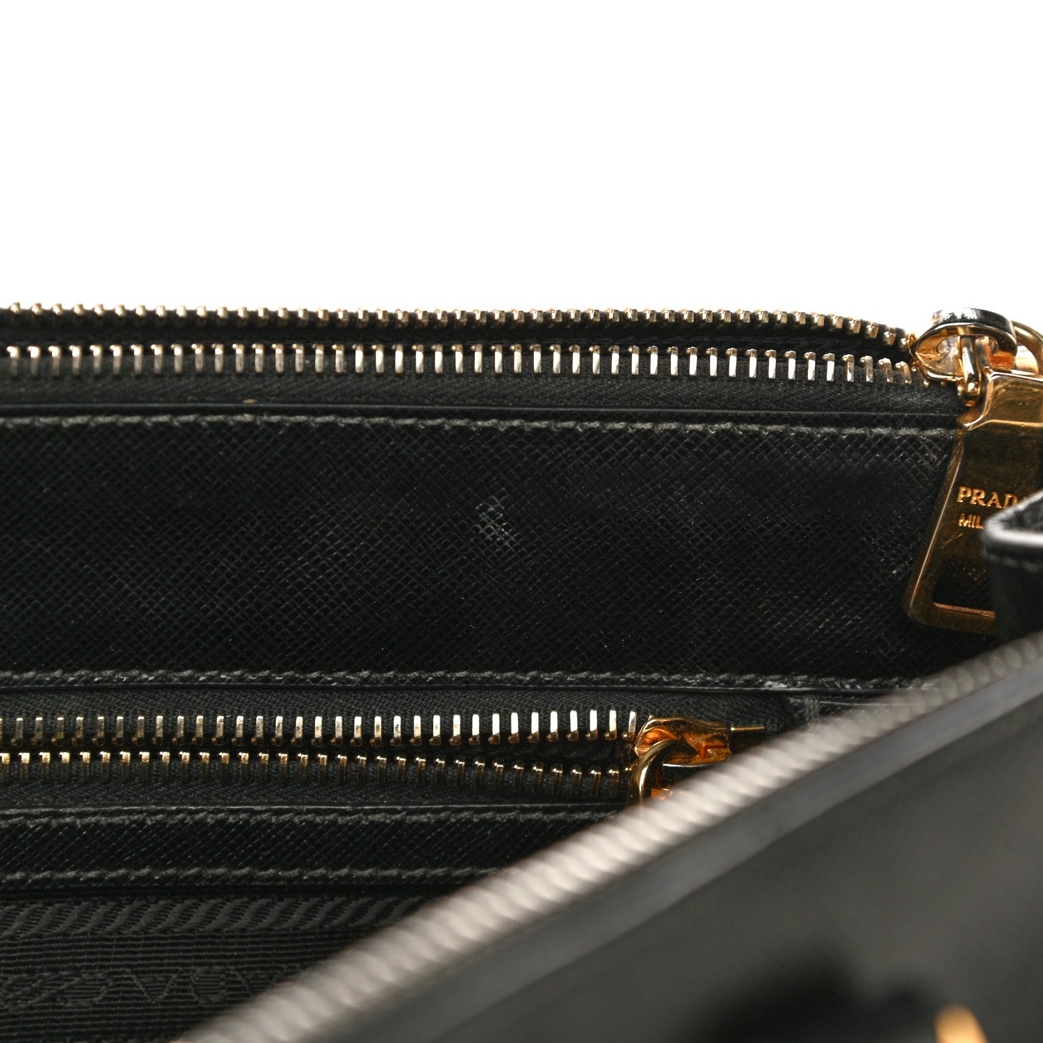 Prada Saffiano Large Galleria Double Zip Tote Black 13 of 24