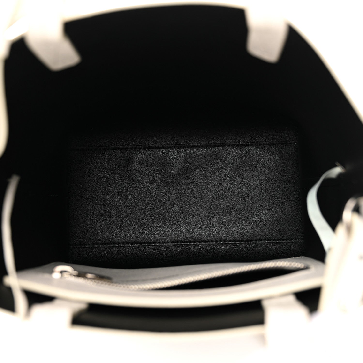 Off-White Saffiano Striped Diag Binder Crossbody White 6 of 16