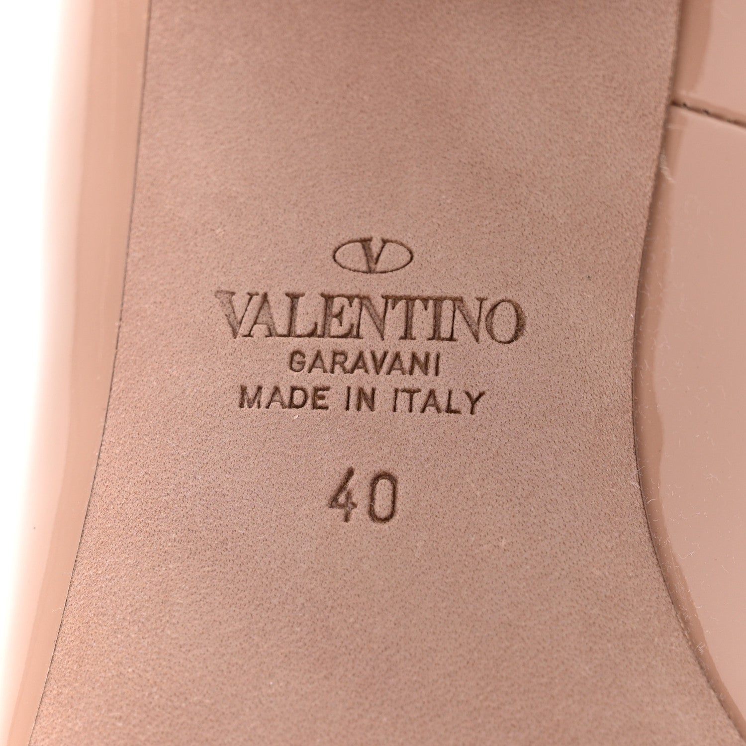 Valentino Garavani Patent Vlogo Tan-Go Ankle Strap 60mm Pumps 40 Rose Cannelle 7 of 10