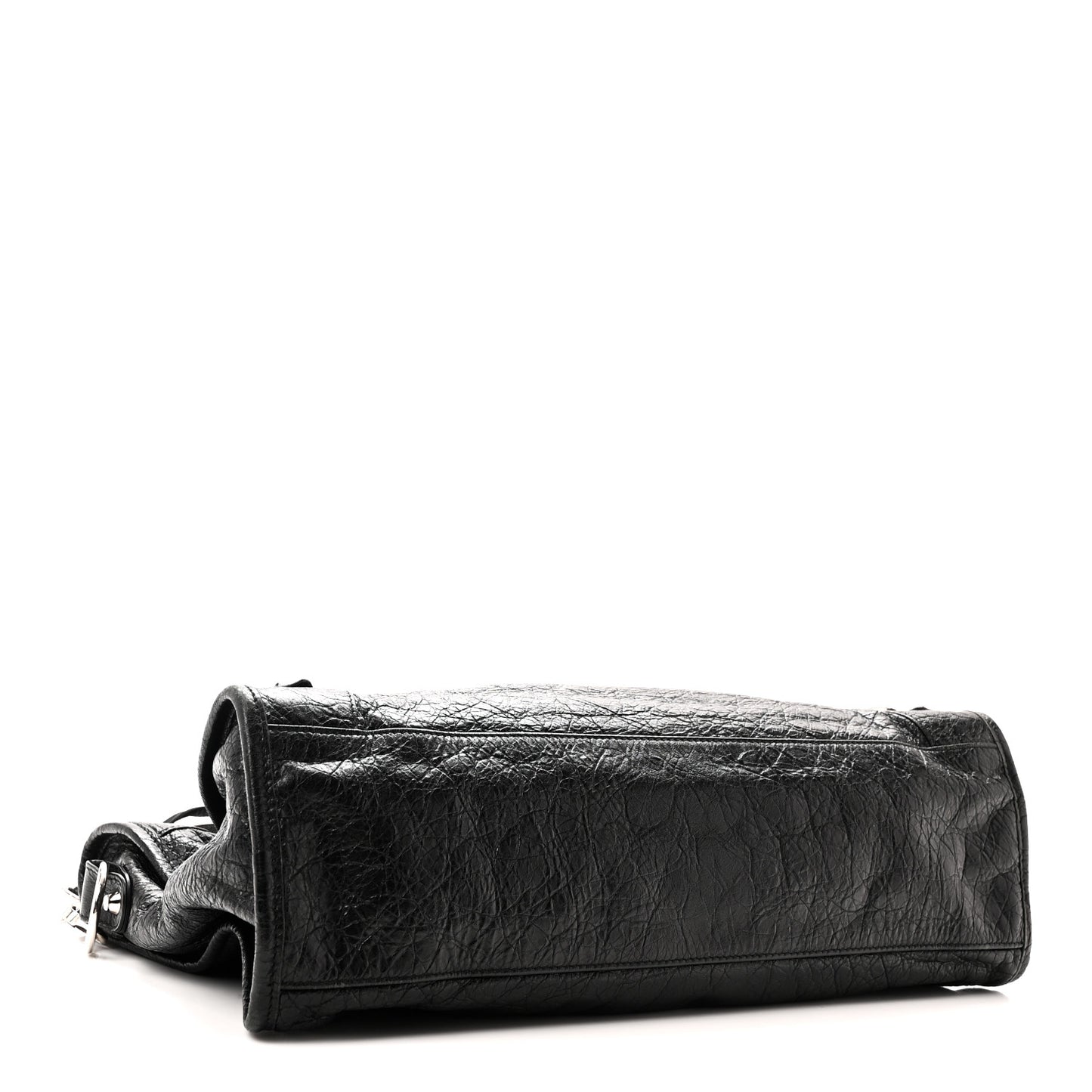 Agneau Classic Silver Hardware City Black